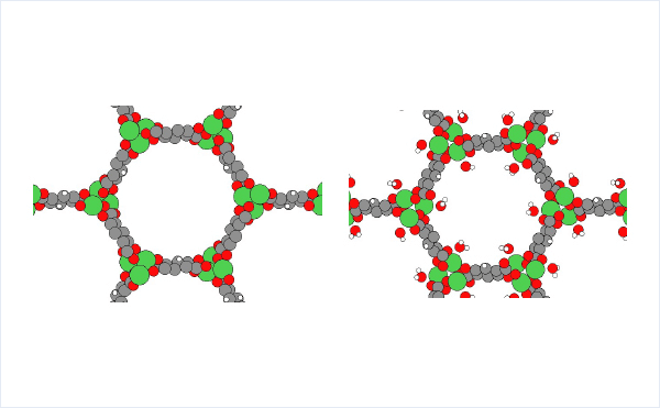 MOF-74NiにおけるH2O分子の吸着と拡散挙動 - MATLANTIS