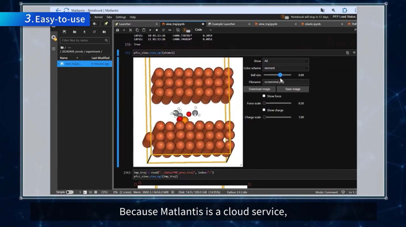 Introduction of Matlantis, a general-purpose atomic level simulator