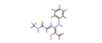 Product in which the central benzene ring is opened.
